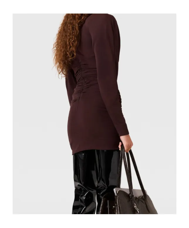 Stella Mccartney Draped Ruched Mini Dress