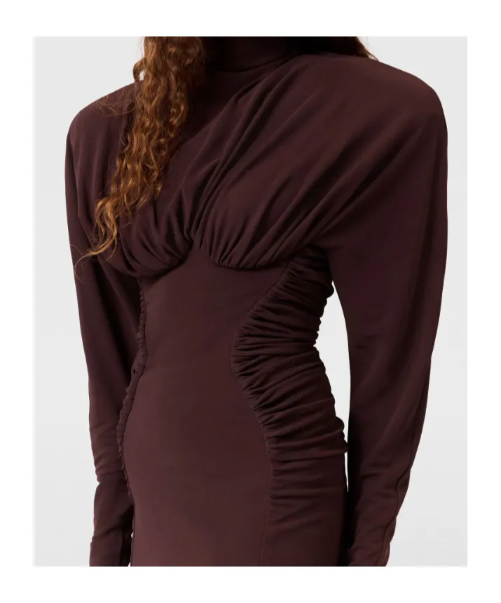 Stella Mccartney Draped Ruched Mini Dress