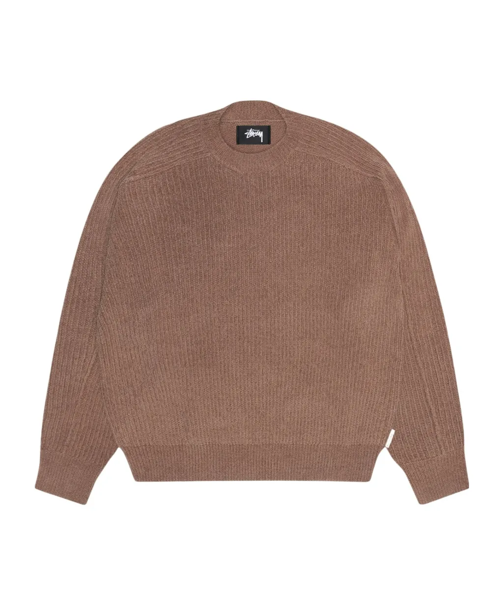 Ribbed Crew-Neck Sweater