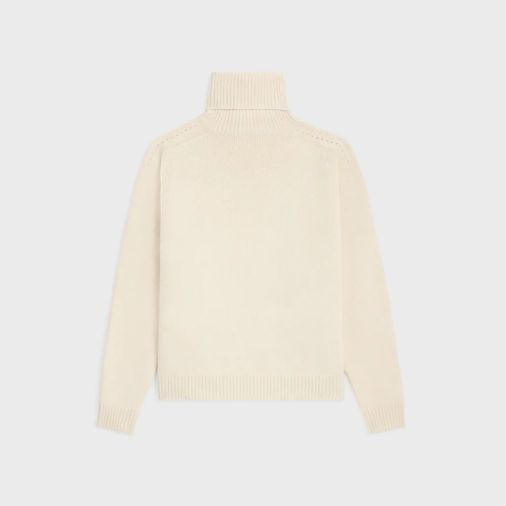 Turtleneck Sweater In Seamless Cashemire