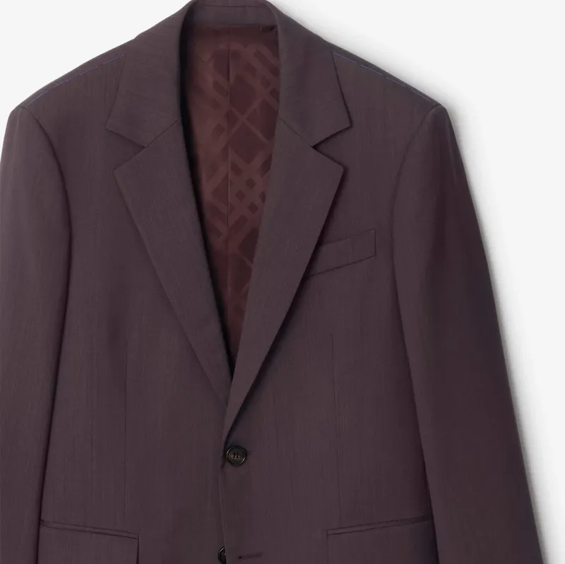 Notch-Lapel Single-Breasted Blazer