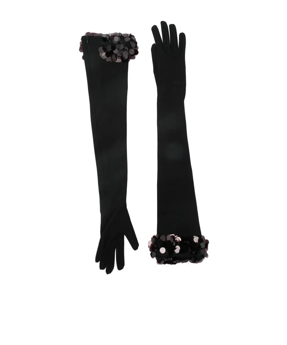 Glitter-Embellished Gloves