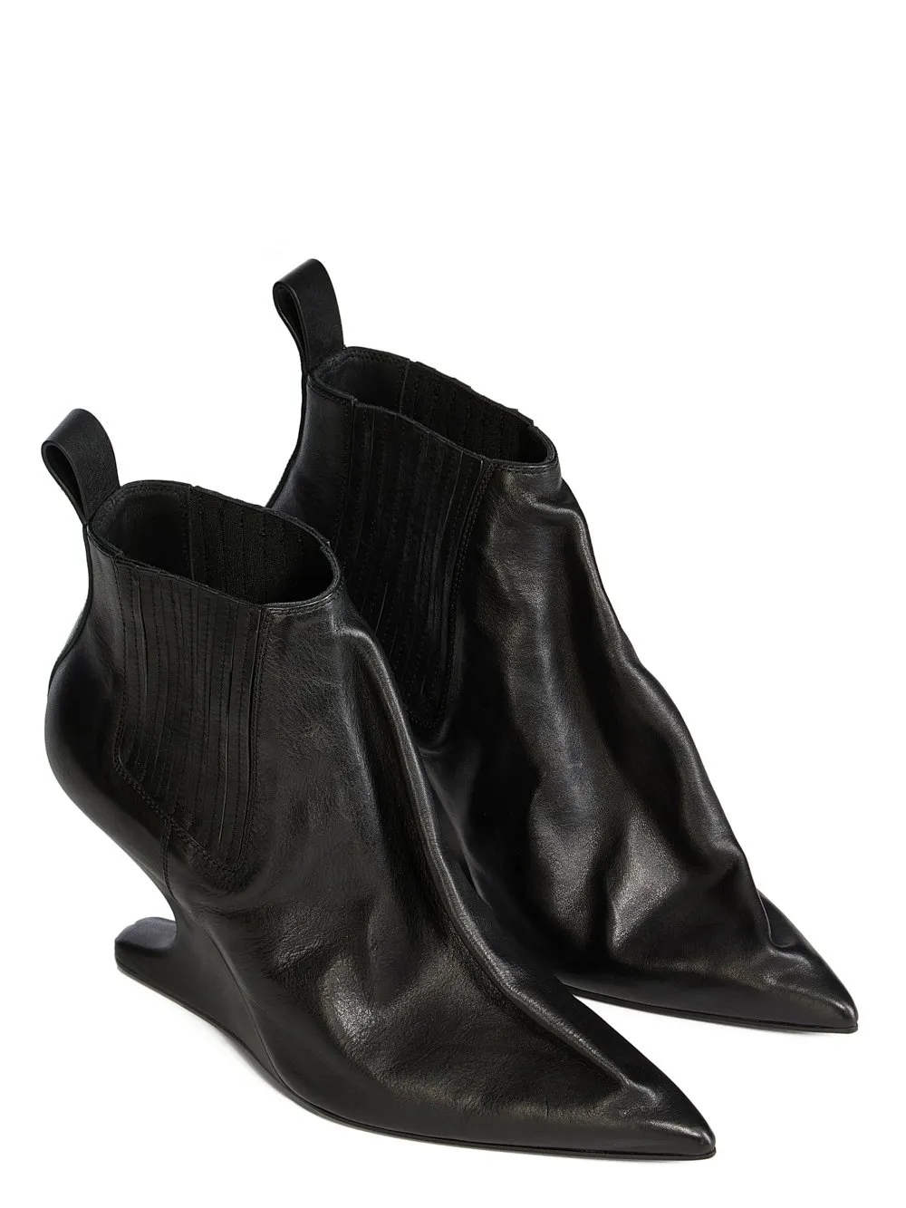 Rick Owens Pointed Toe Taco Boots