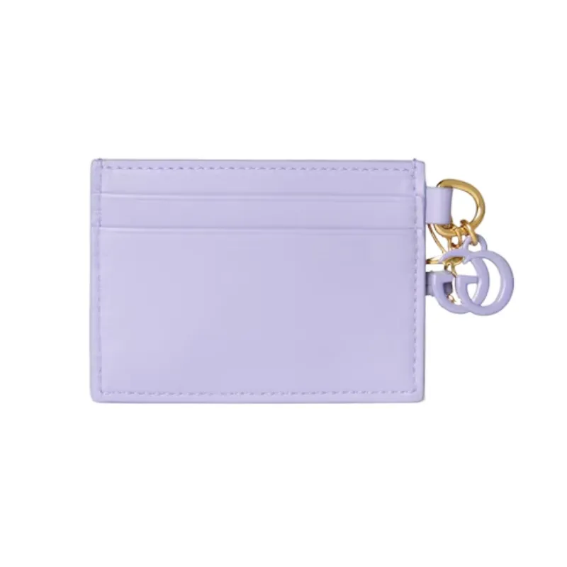 Card Case With Double G And Dragonfly Charm