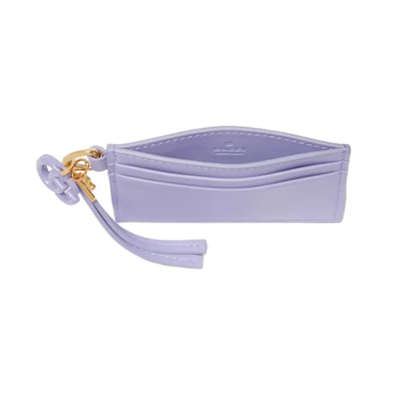Card Case With Double G And Dragonfly Charm