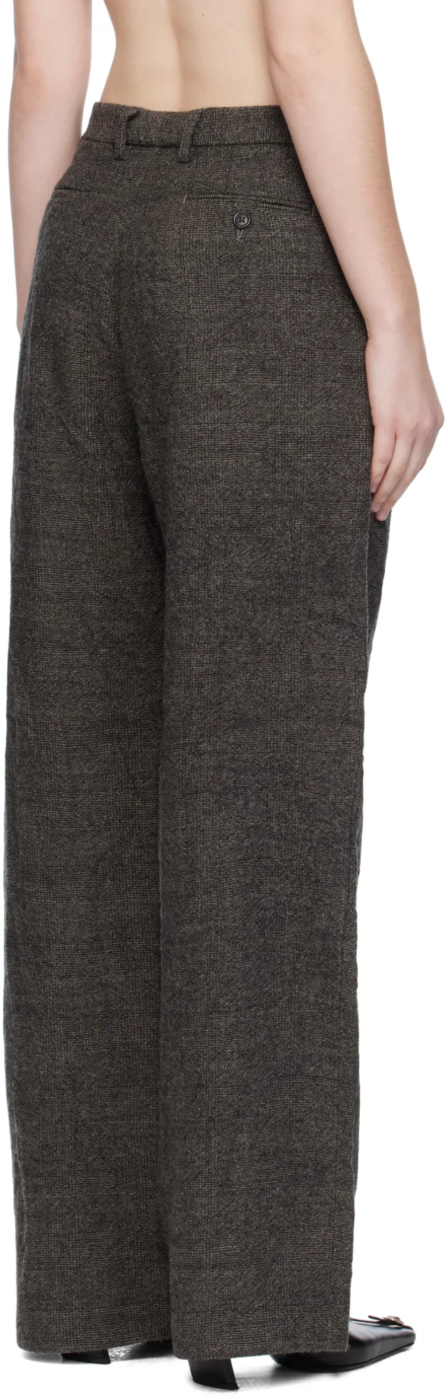 Wool Tweed Trousers