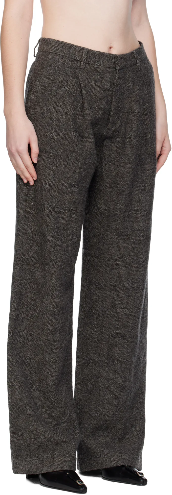 Wool Tweed Trousers