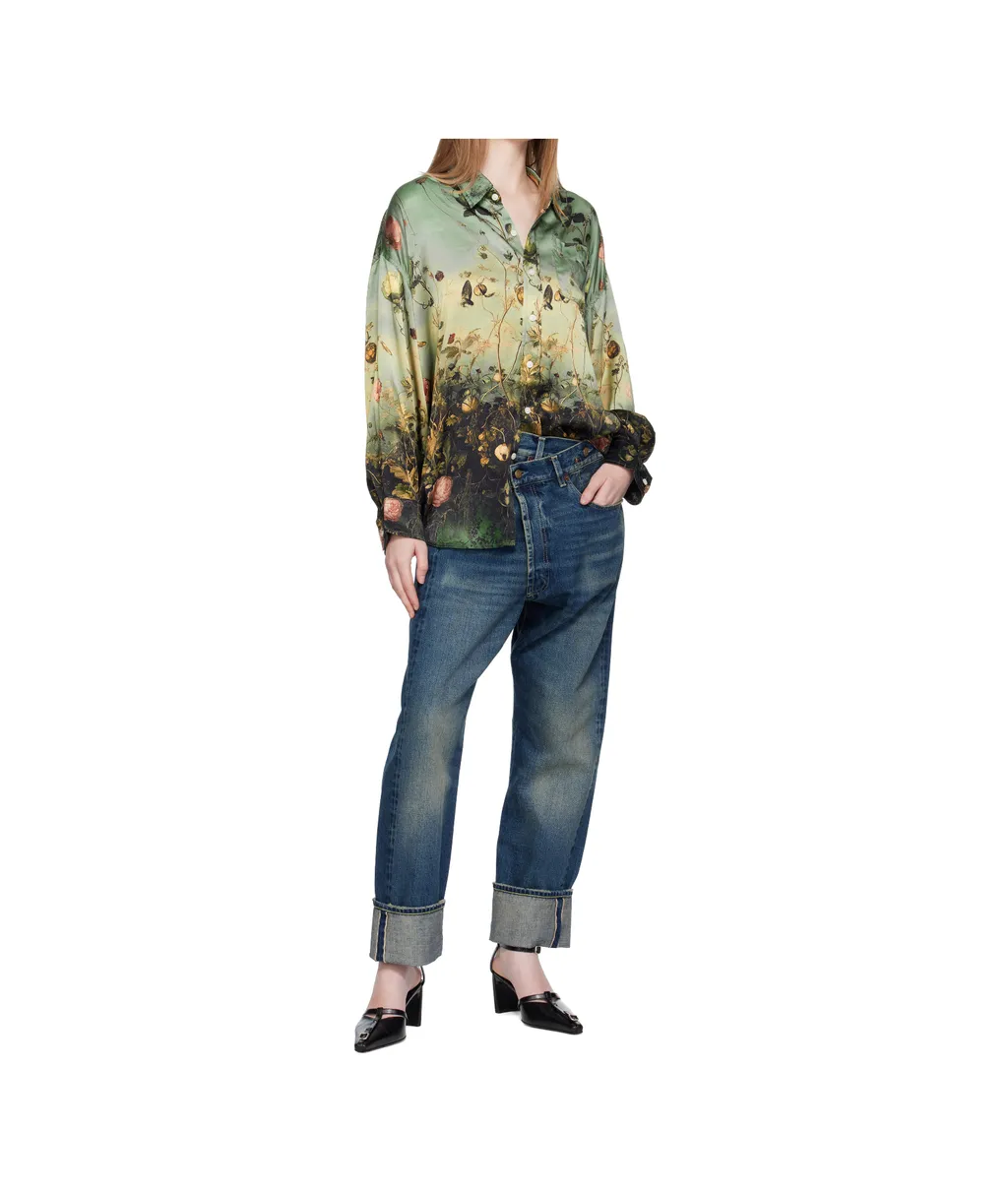 Cuffed Cross Jeans