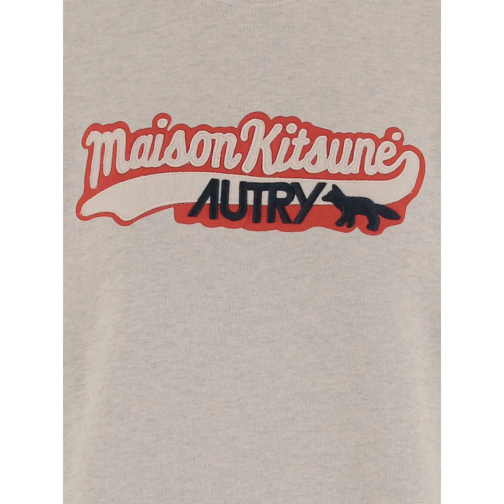 Maison Kitsune X Autry Collaboration Sweatshirt