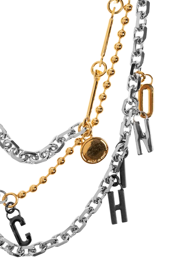 Moschino Logo Lettering Bag Chain