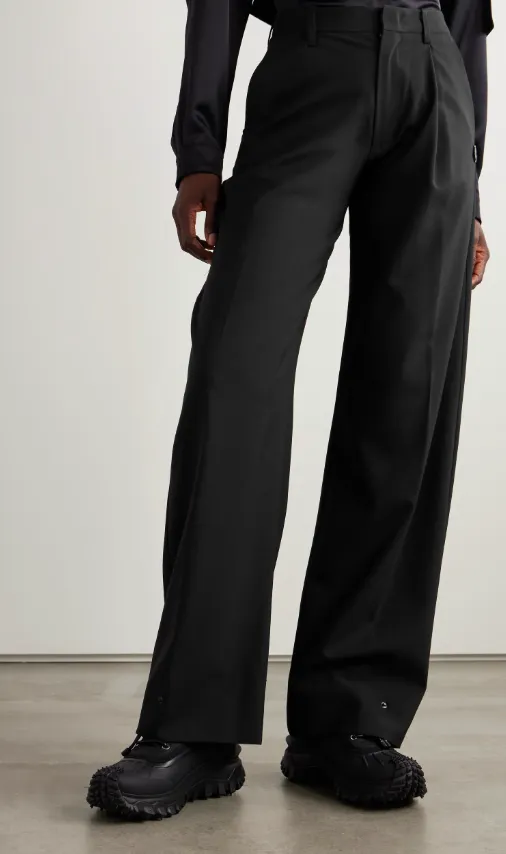 Moncler X Edward Enninful Pleat Tailored Trousers