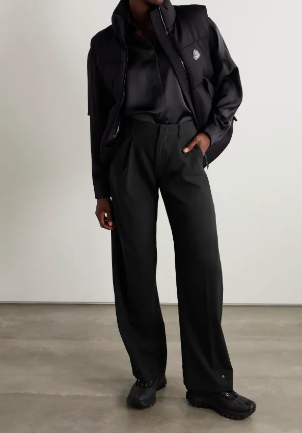 Moncler X Edward Enninful Pleat Tailored Trousers