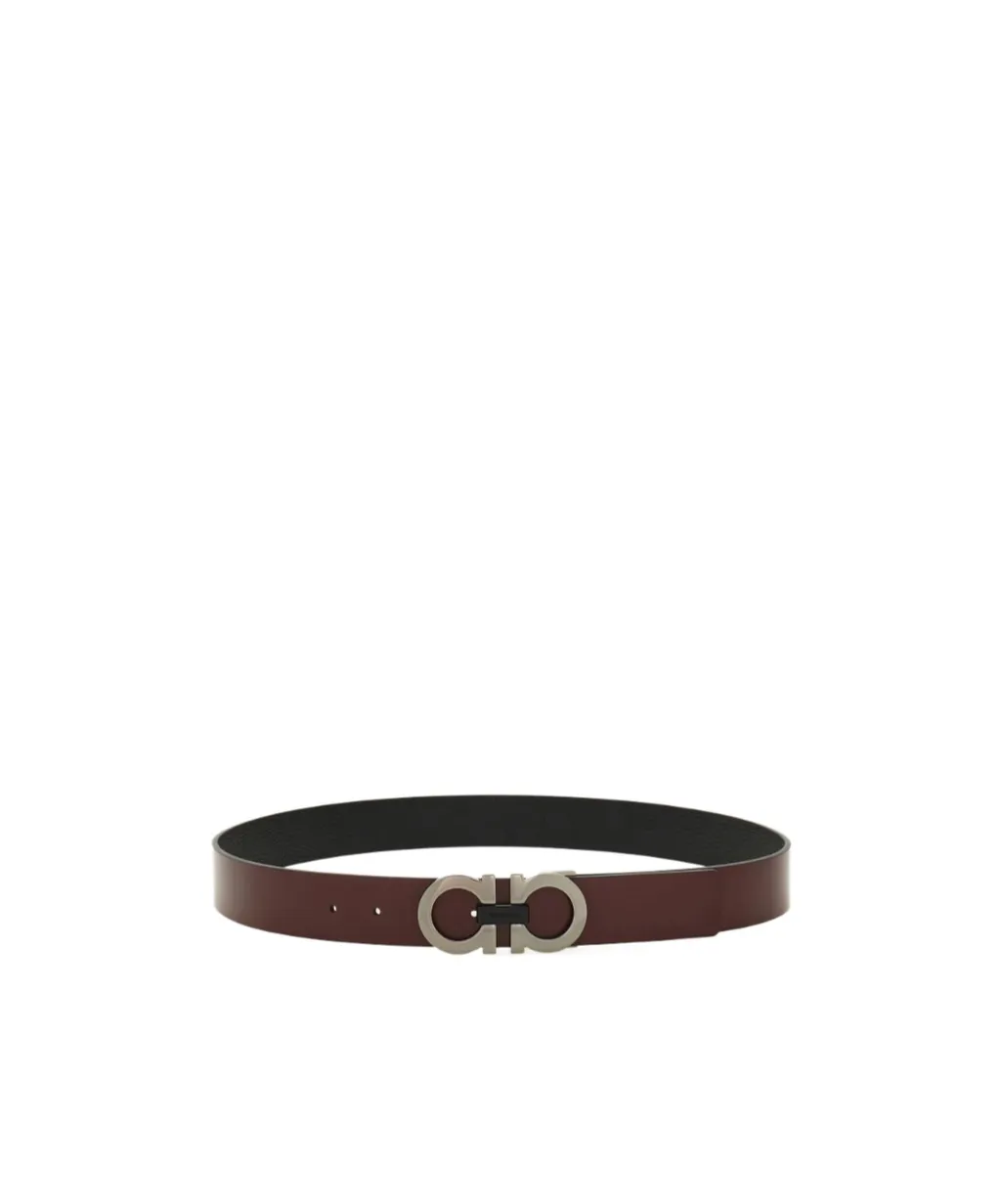 Reversible And Adjustable Gancini Belt