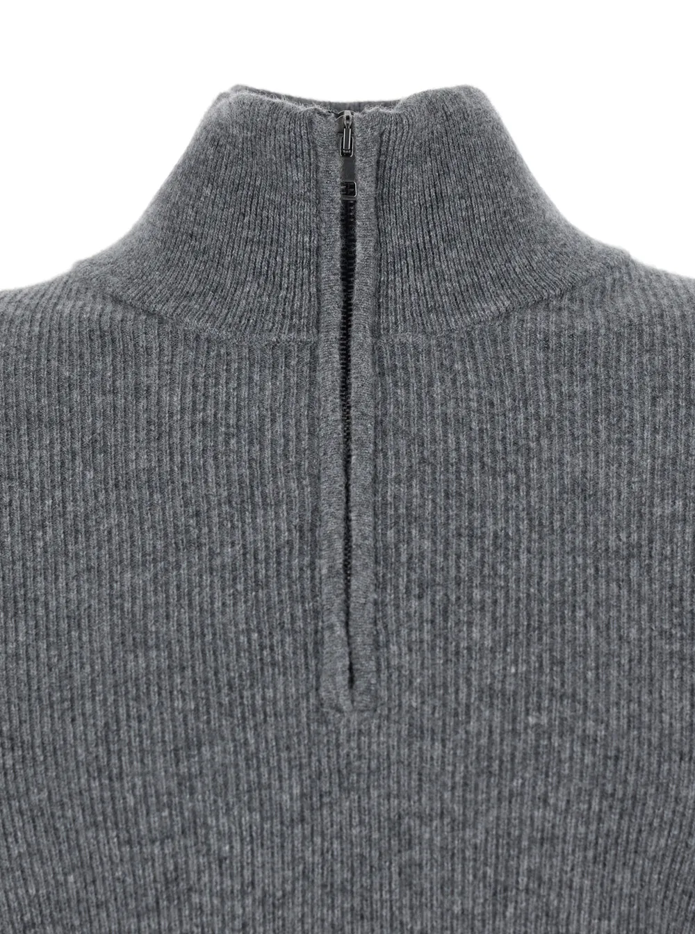 Roberto Collina Ribbed Half-Zip Knitwear