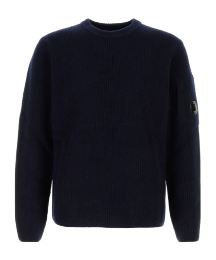 C.P. Company Waffle Lens Knitted Sweater