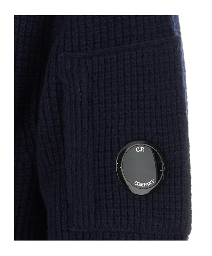 C.P. Company Waffle Lens Knitted Sweater