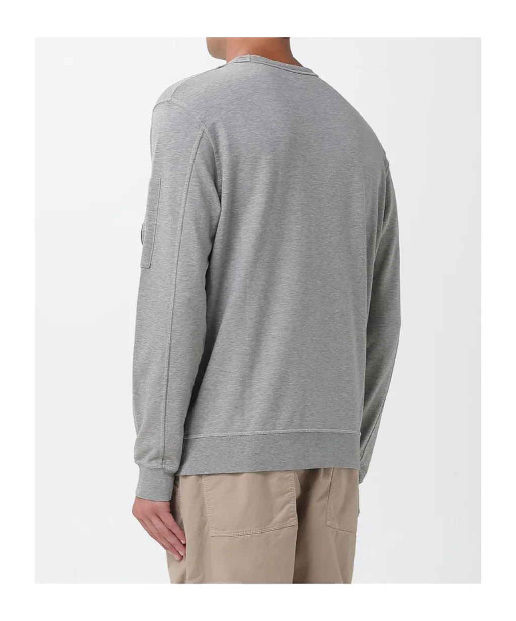 Long-Sleeved Crew Neck Sweatshirt