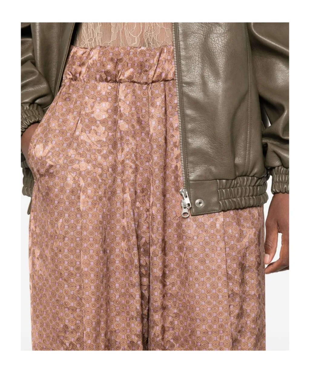 Wide-Leg Casual Pants