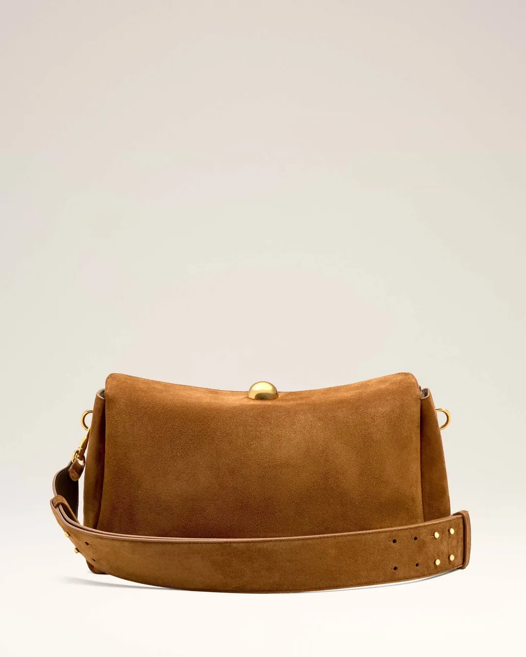 Ami Paris Foldover Top Shoulder Bag