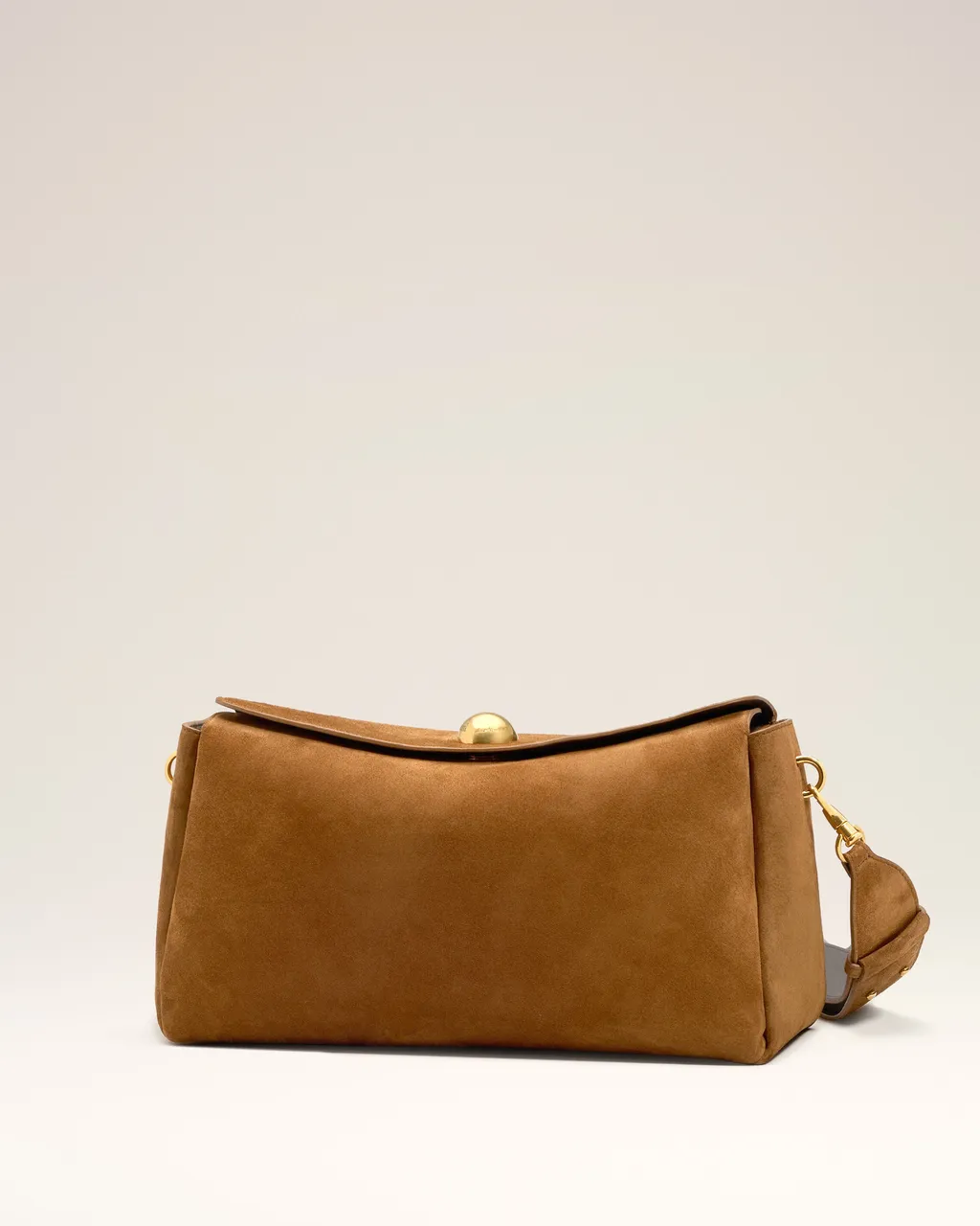 Ami Paris Foldover Top Shoulder Bag