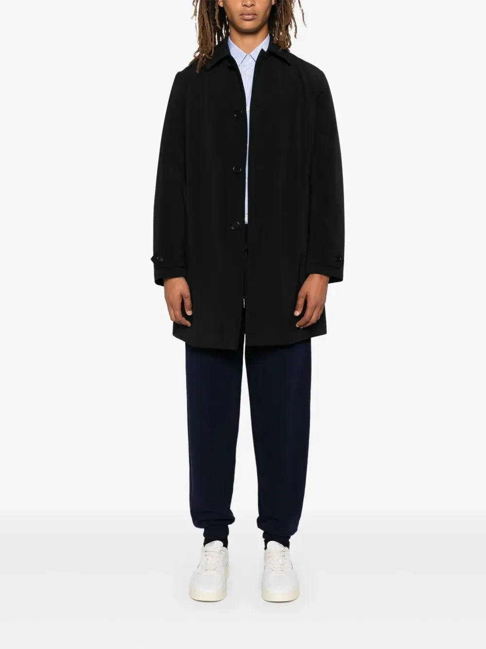 Single-Button Coat