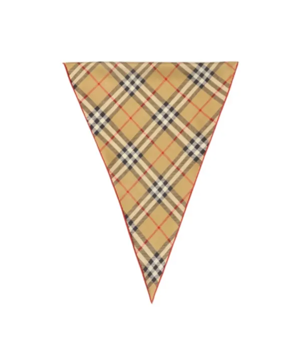 Burberry Medium Check Finished-Edge Scarf
