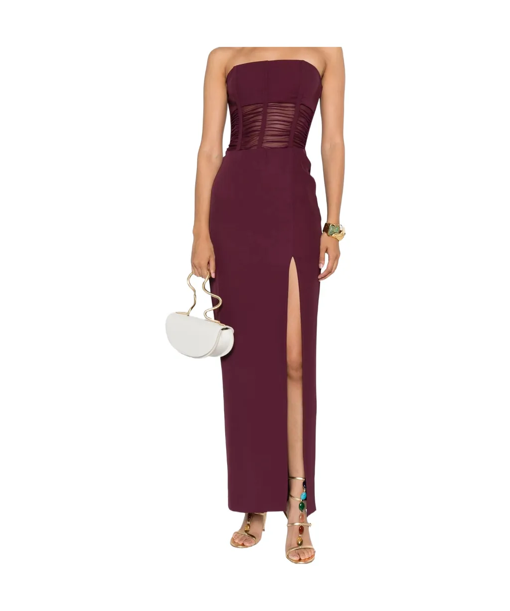 Mesh-Insert Dress