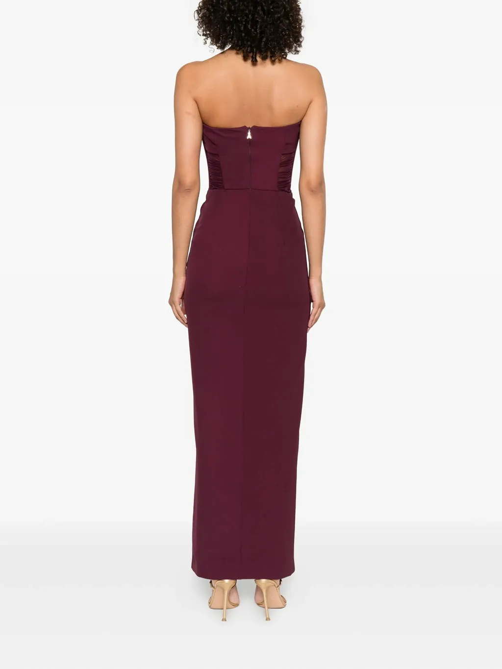 Mesh-Insert Dress