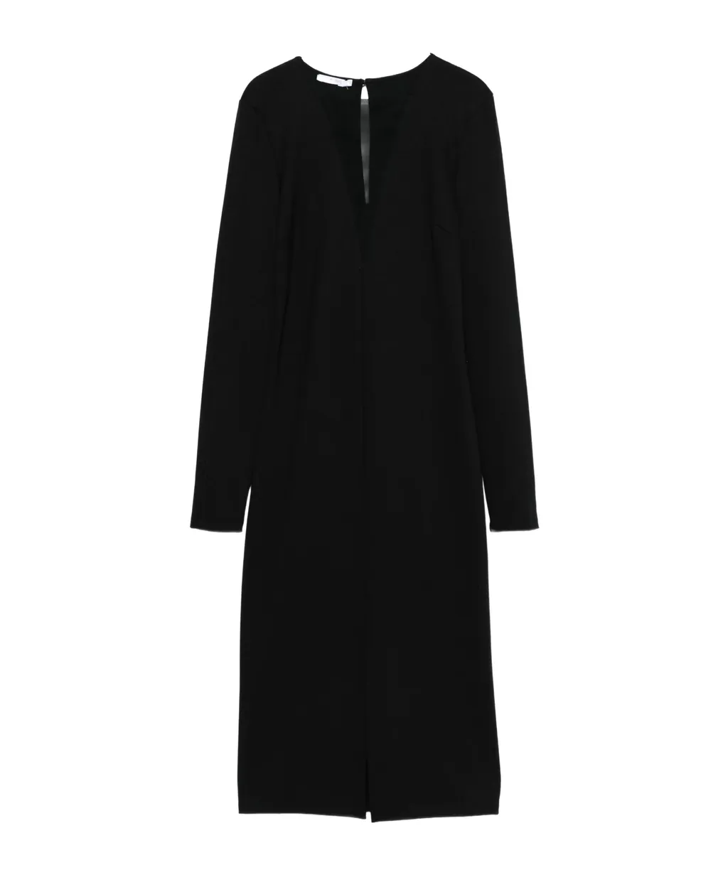 Double-Breasted Panelled Dress