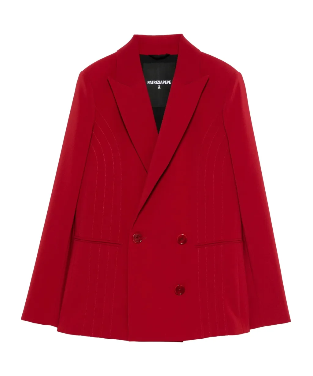 Double-Breasted Panelled Blazer