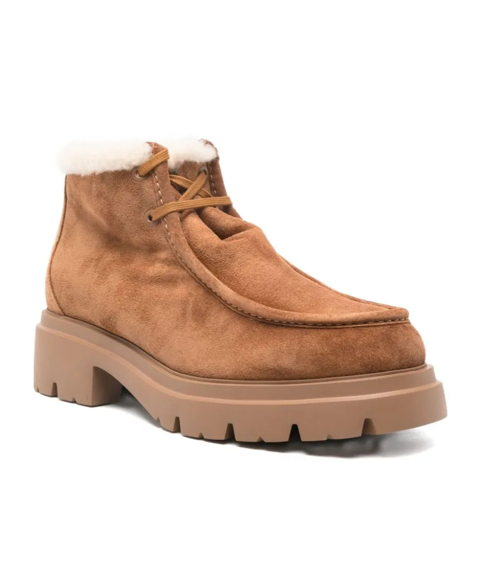 Hudson Shearling Chukka Boots