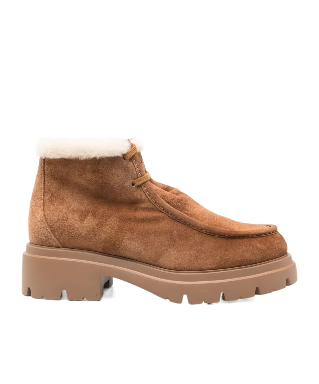 Hudson Shearling Chukka Boots