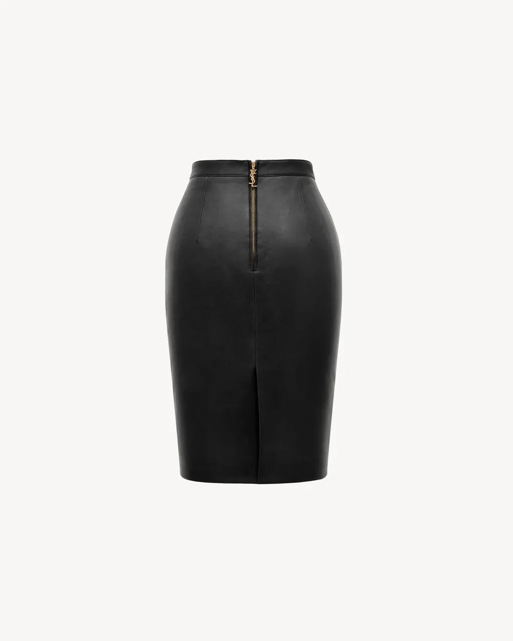 Cassandre Leather Pencil Skirt