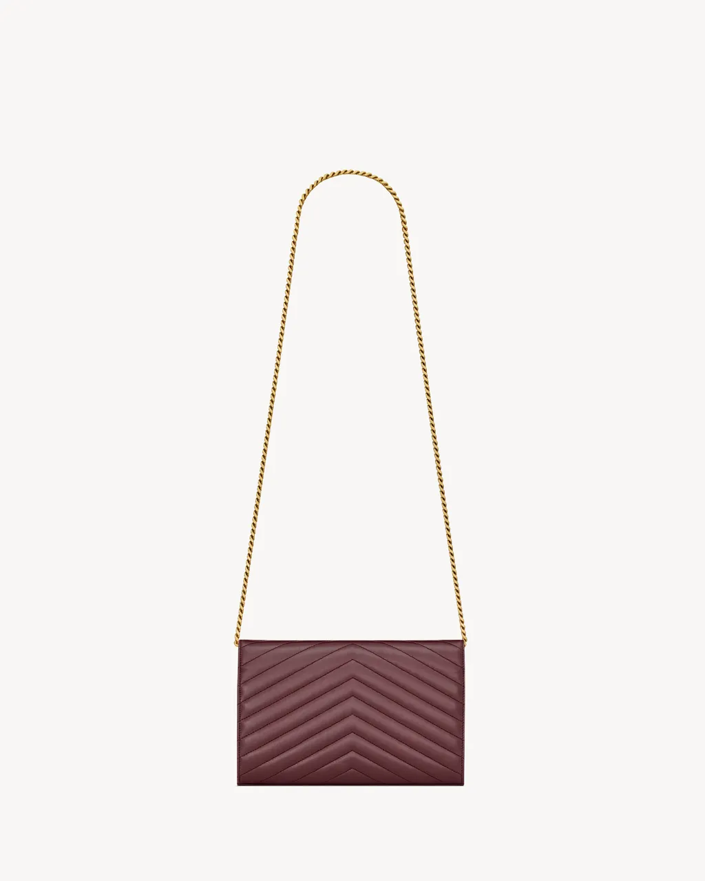 Saint Laurent Cassandre Matelass Chain Wallet