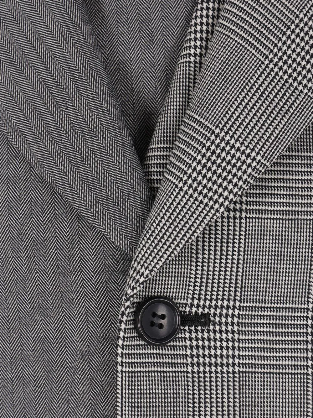Comme Des GarÇOns Single-Breasted Panelled Jacket