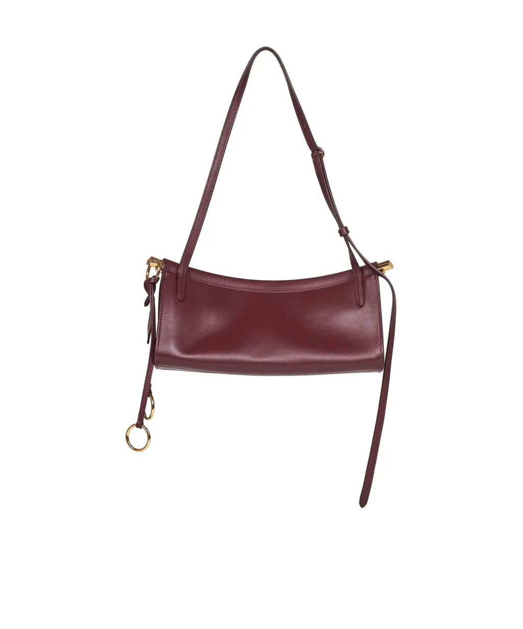 AlaÏA Logo Stamp Small East West Shoulder Bag