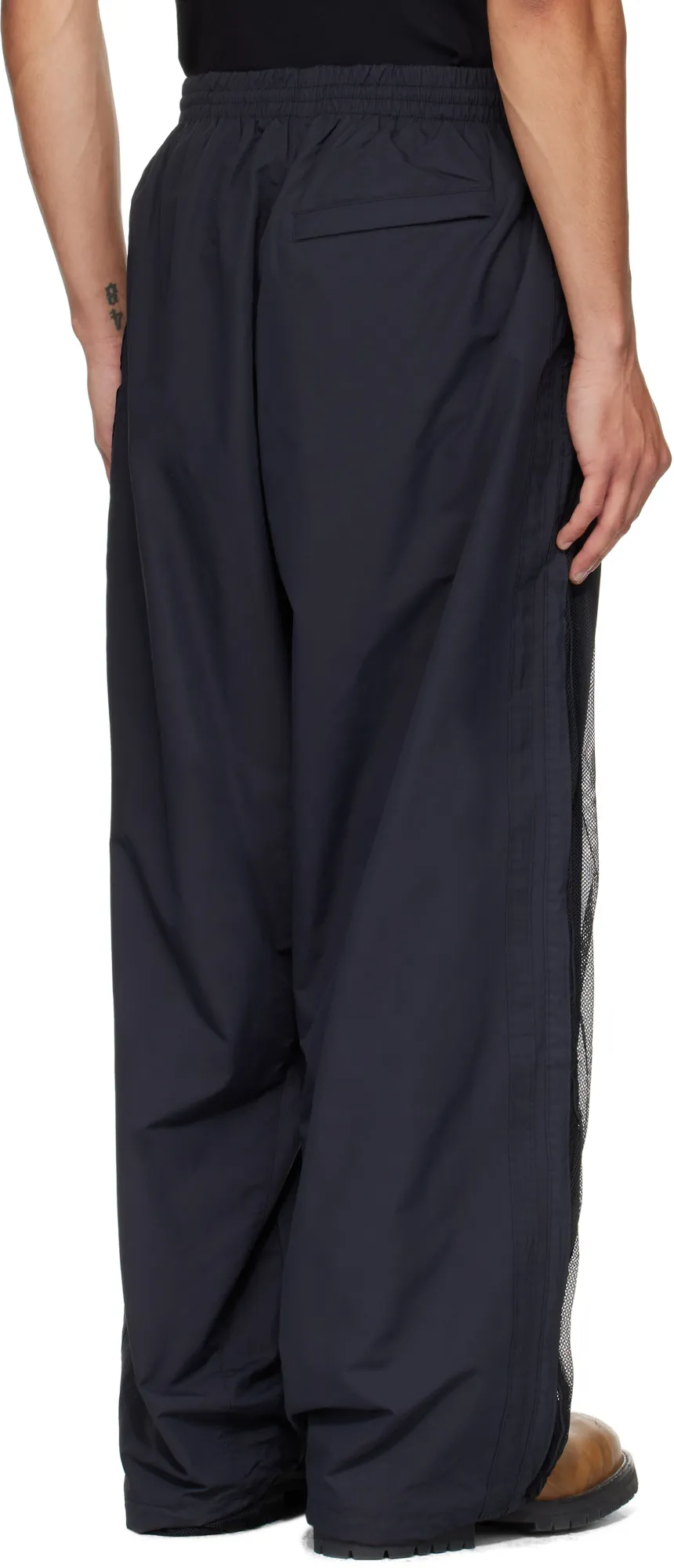Mesh-Panel Trousers