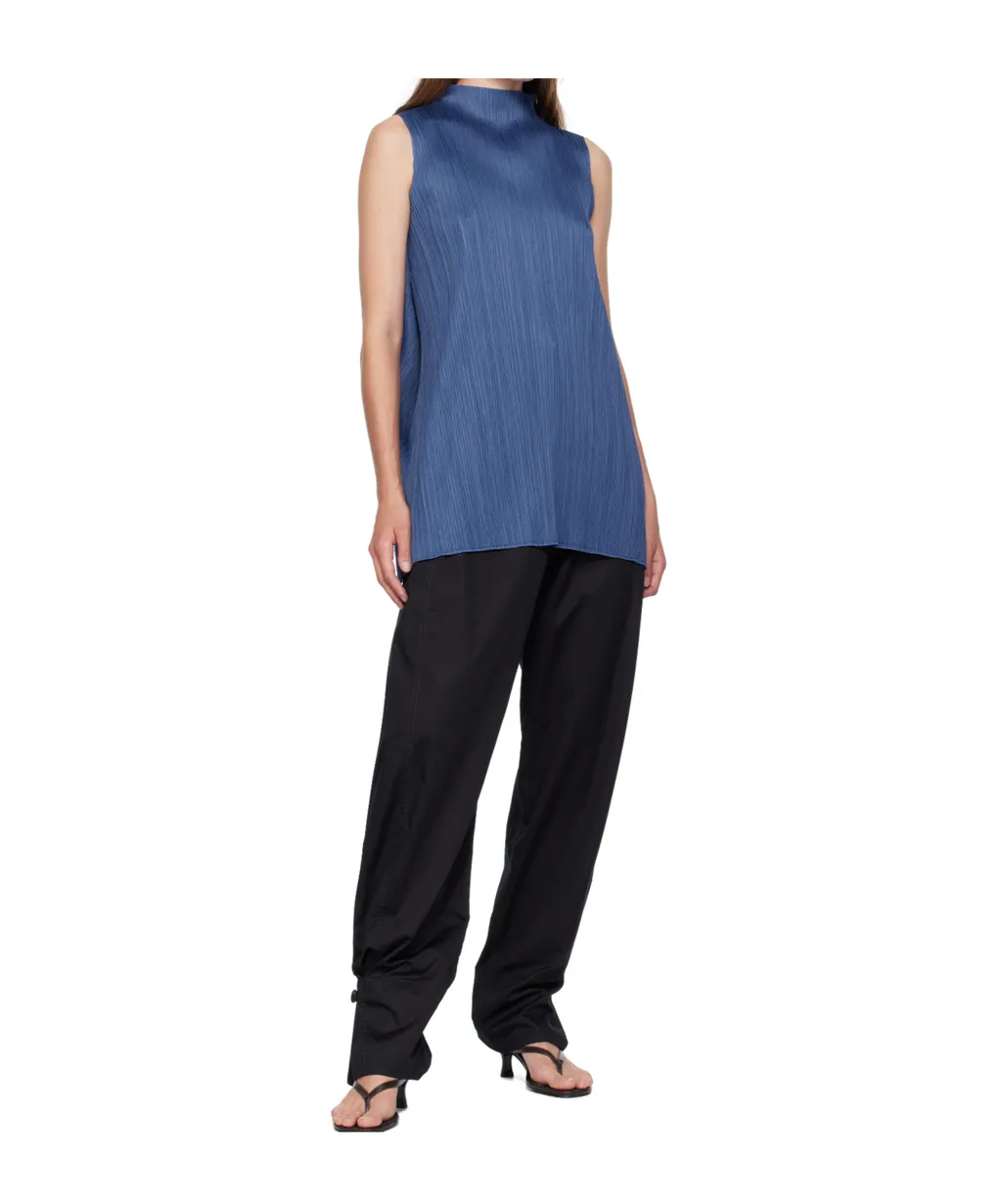 Pleated Sleeveless Top