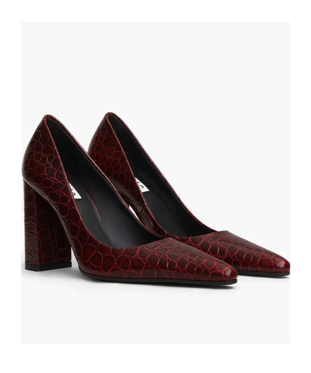 Pointed Toe Chunky Heels