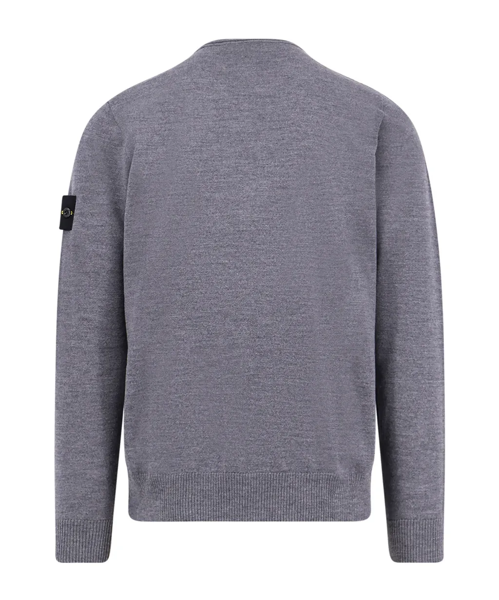 Stone Island Logo Patch Crewneck Jumper