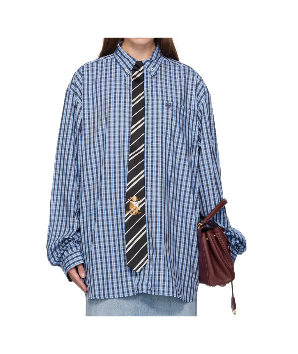 Checked Cotton Shirt