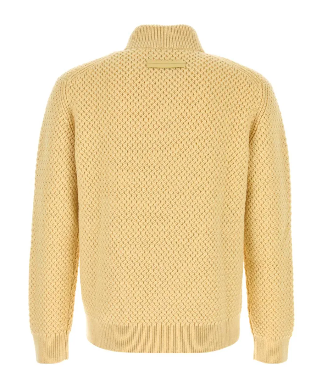 Zegna High Neck Cardigan