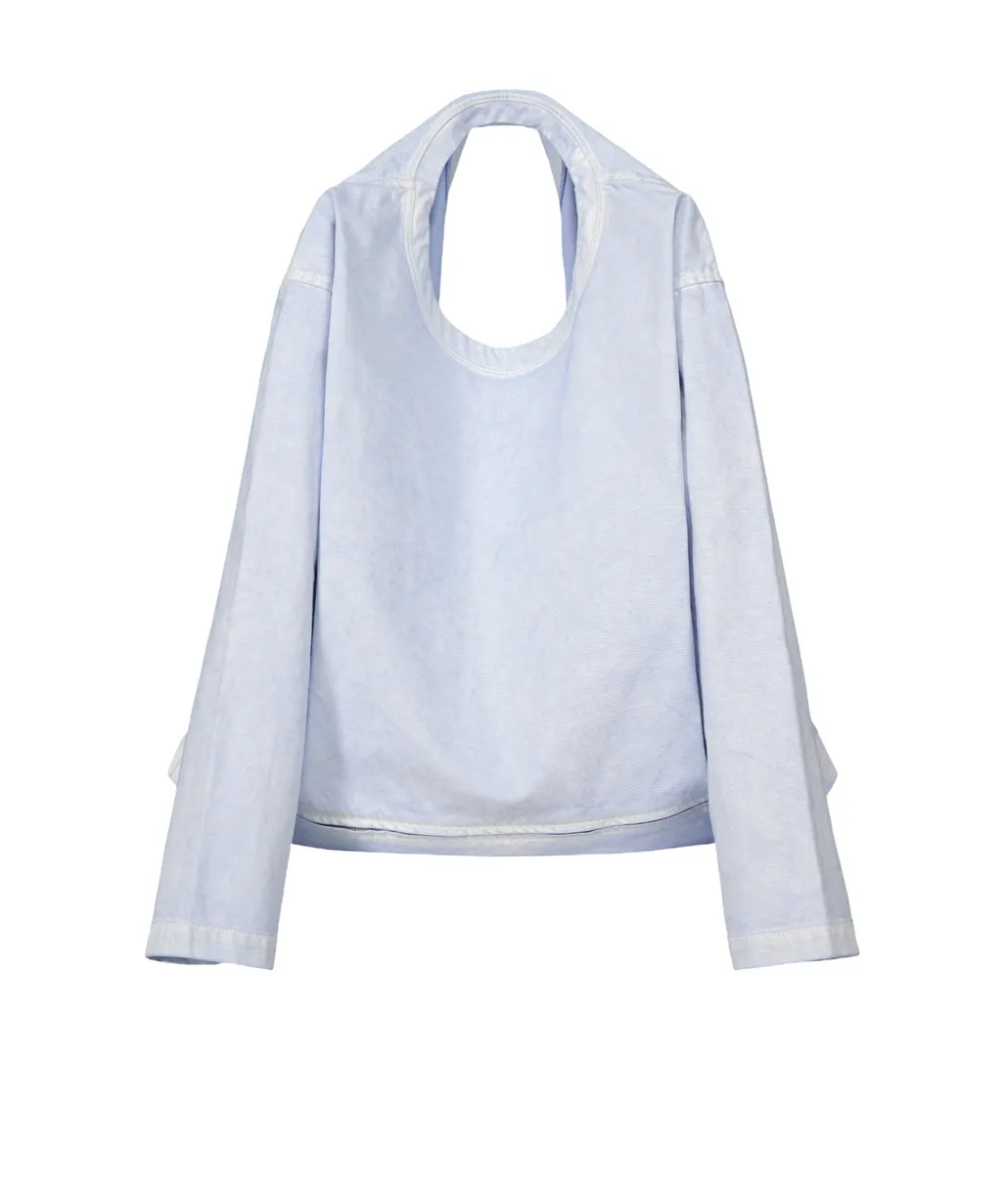 Sculptural Sweatshirt Tote Bag
