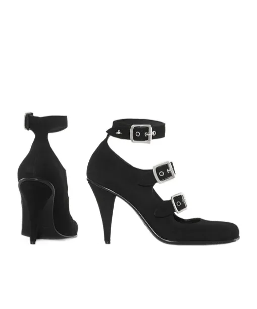 Vivienne Westwood Trible Buckle Heeled Pumps