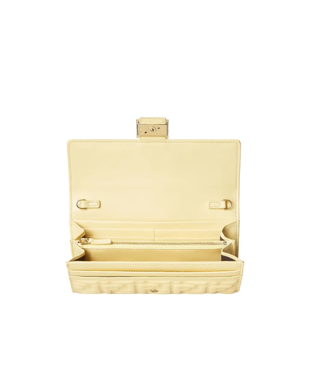 Fendi Ff Motif Baguette Continental Chain-Linked Wallet