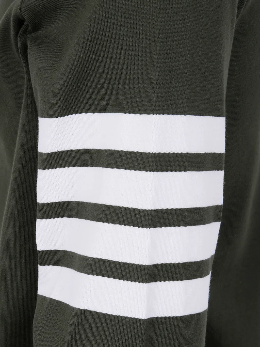 Thom Browne Long-Sleeved Knitted Polo Shirt