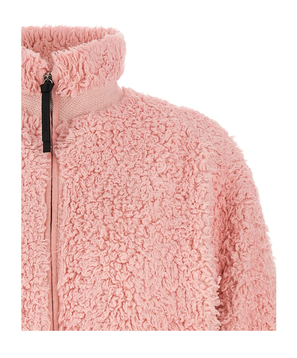 Jil Sander Stand-Up Collar Fleece Jacket
