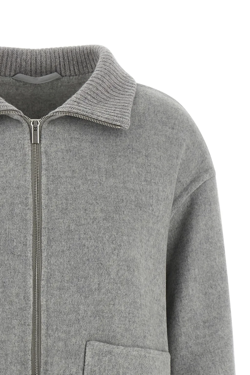 Peserico Zip-Up Knitted Jacket