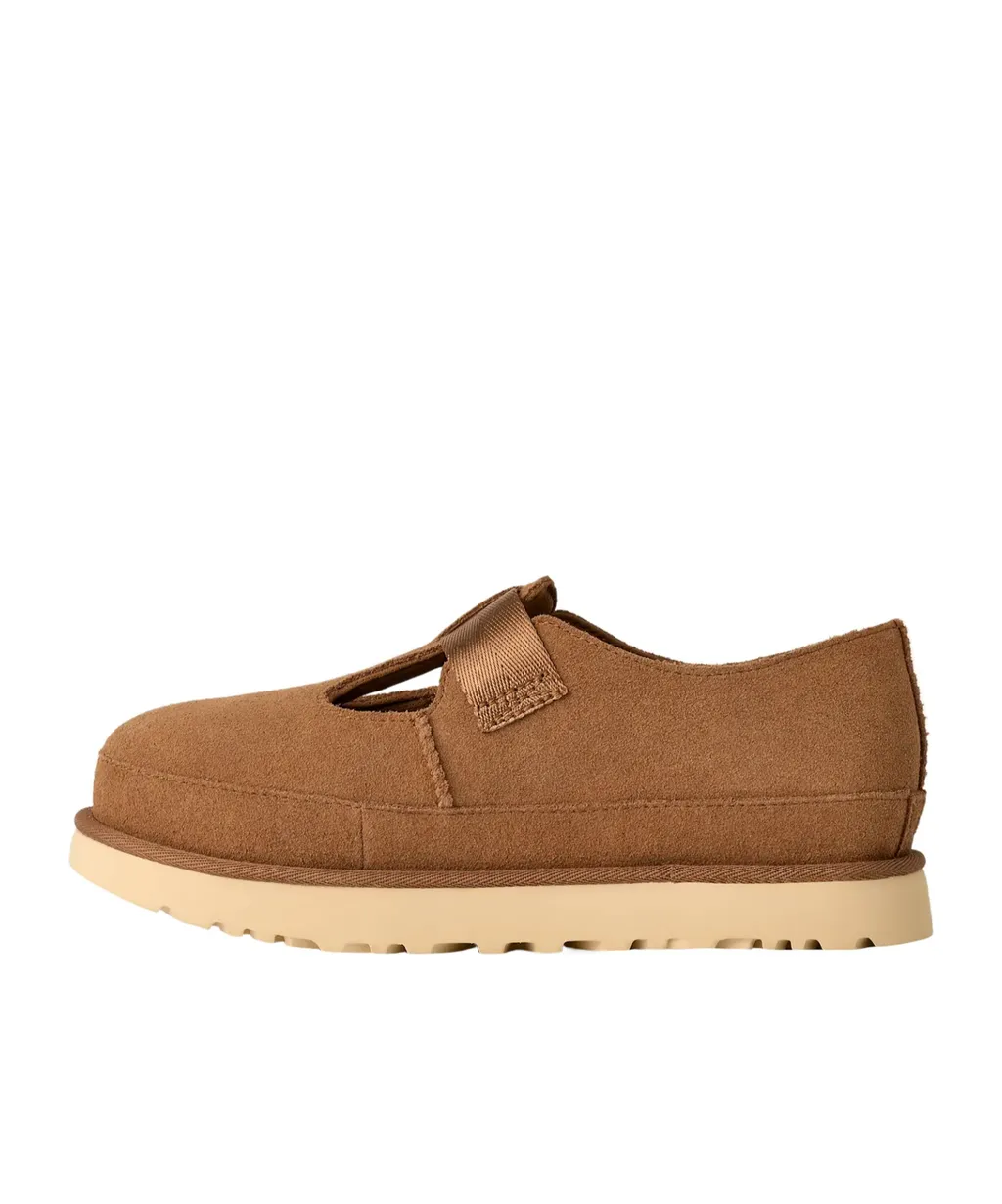 Goldenstar Mary Jane Strap Detail Loafers