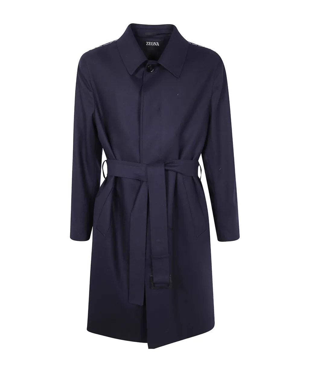 Zegna Belted Long Coat